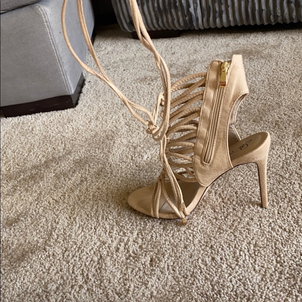 Fashionnova Lace Up Heel